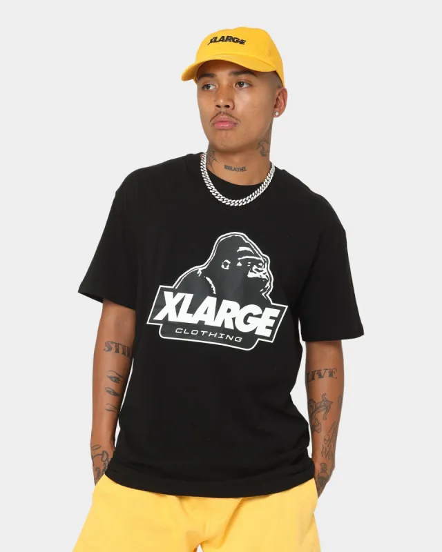 XLARGE 91 Slanted Logo T-Shirt Black/White sold by Culture Kings