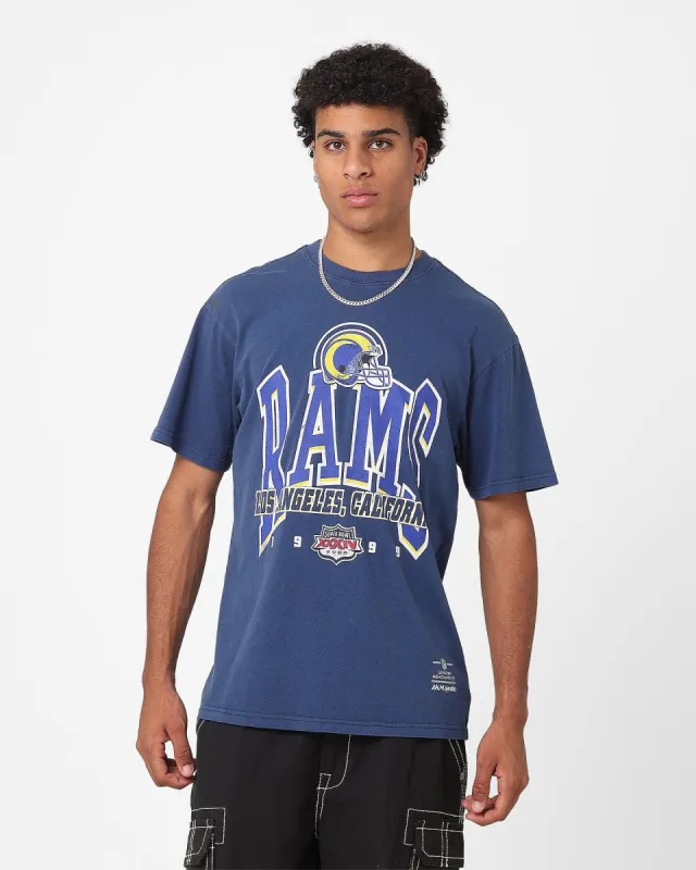 Majestic Athletic Los Angeles Rams Super Champ Arch T-Shirt Faded Navy sold by Culture Kings