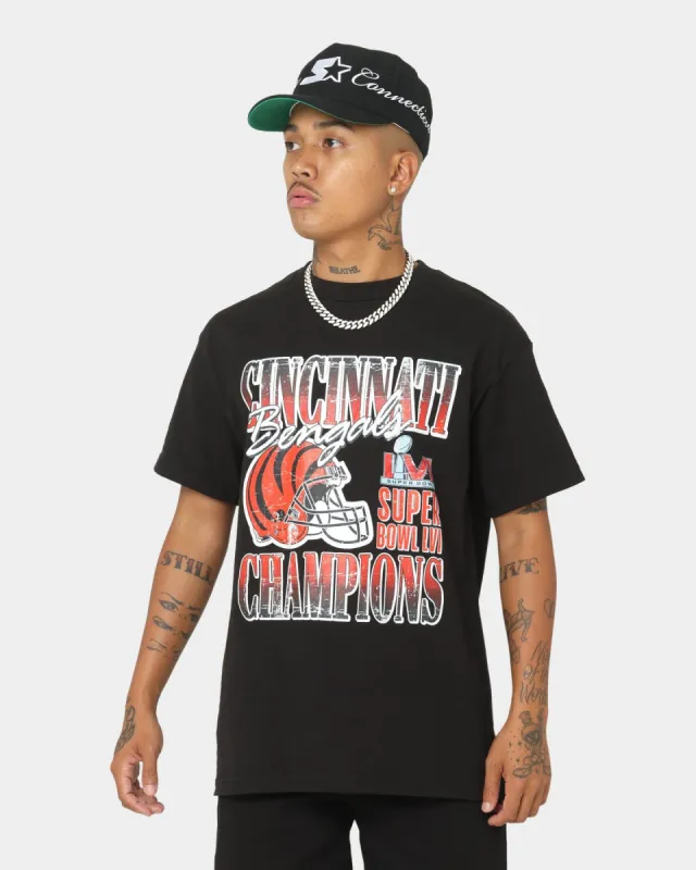 Majestic Athletic Cincinnati Bengals Helmet Champion T-Shirt Black sold by Culture Kings