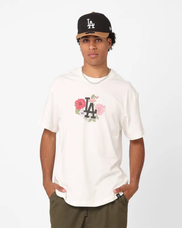 Majestic Athletic Los Angeles Dodgers Digi Floral Graphic T-Shirt Vintage White sold by Culture Kings