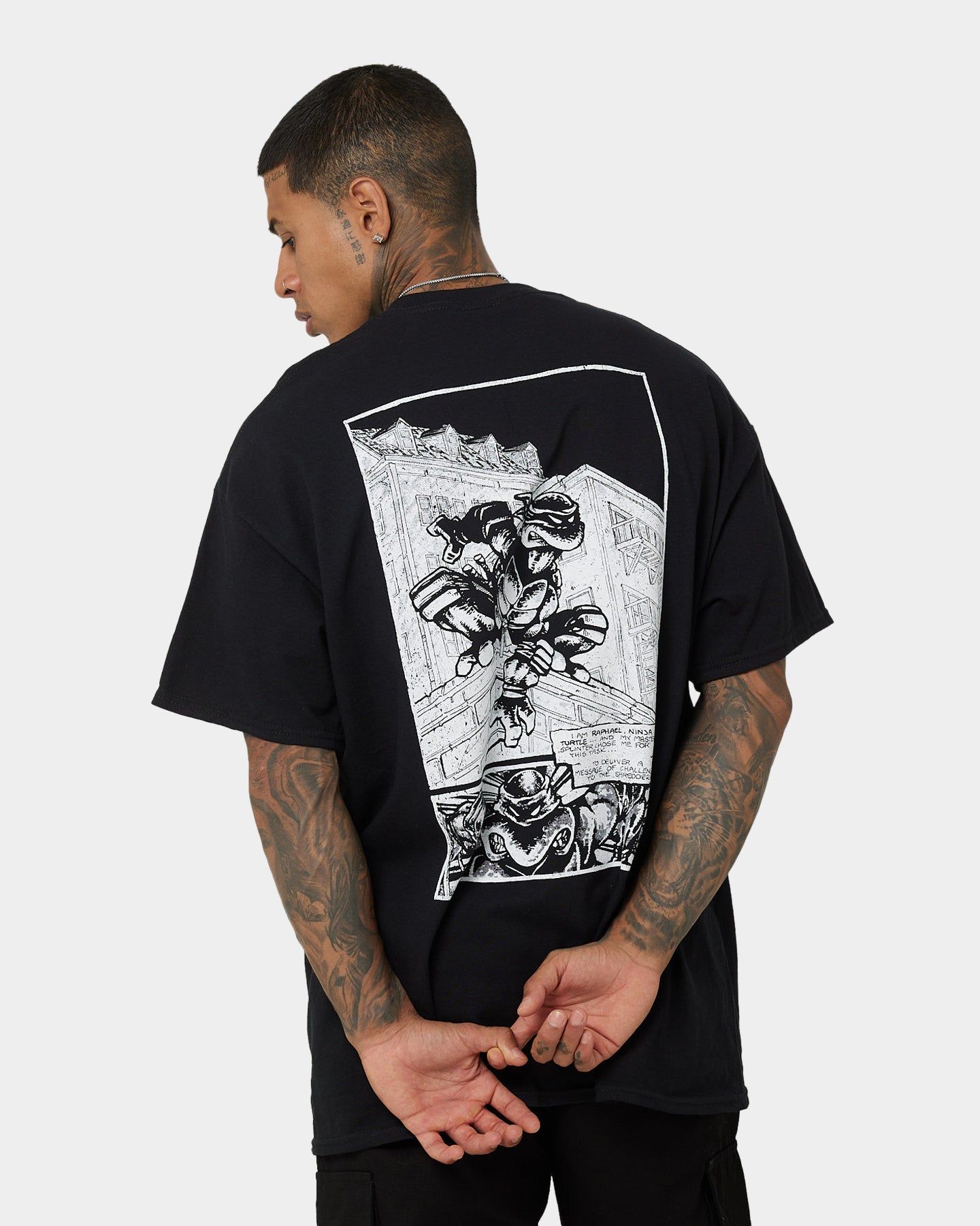 American Thrift X Teenage Mutant Ninja Turtles Raphael Vintage T-Shirt Black sold by Culture Kings product image thumbnail 2