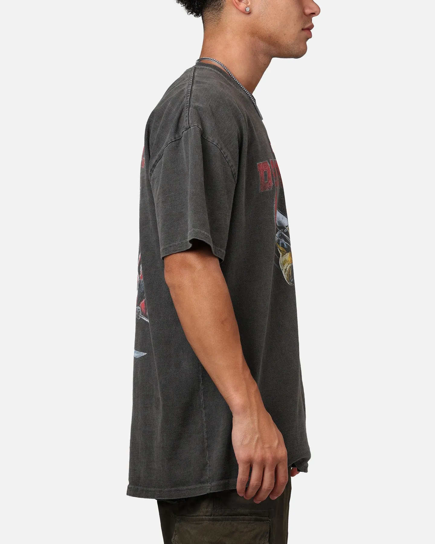 Goat Crew Marvel Deadpool Poster Heavyweight T-Shirt Black Wash sold by Culture Kings product image thumbnail 4