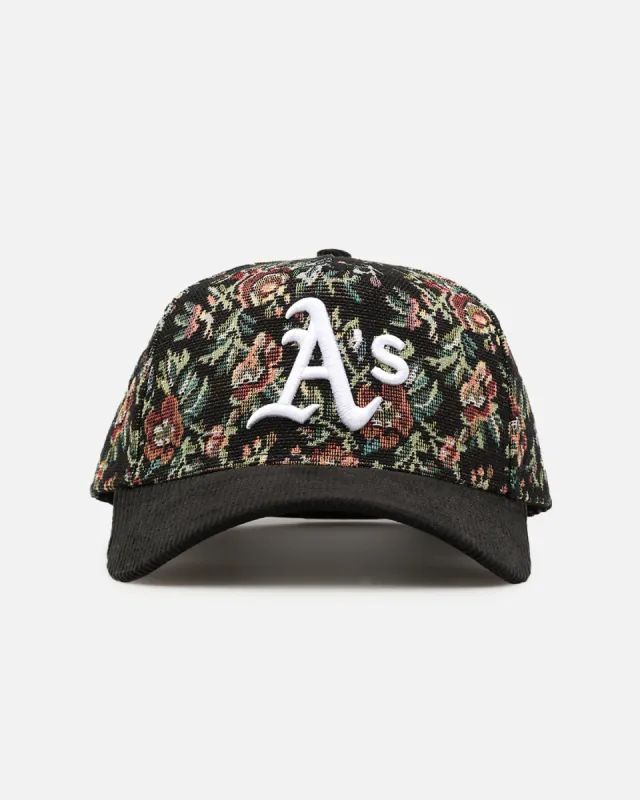 New Era Oakland Athletics 'Floral Tapestry' 9FORTY A-Frame Snapback Tapestry/Black sold by Culture Kings