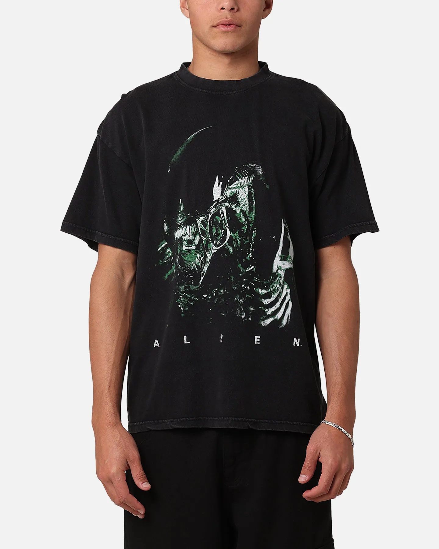 Goat Crew Alien Vintage T-Shirt Black Acidwash sold by Culture Kings