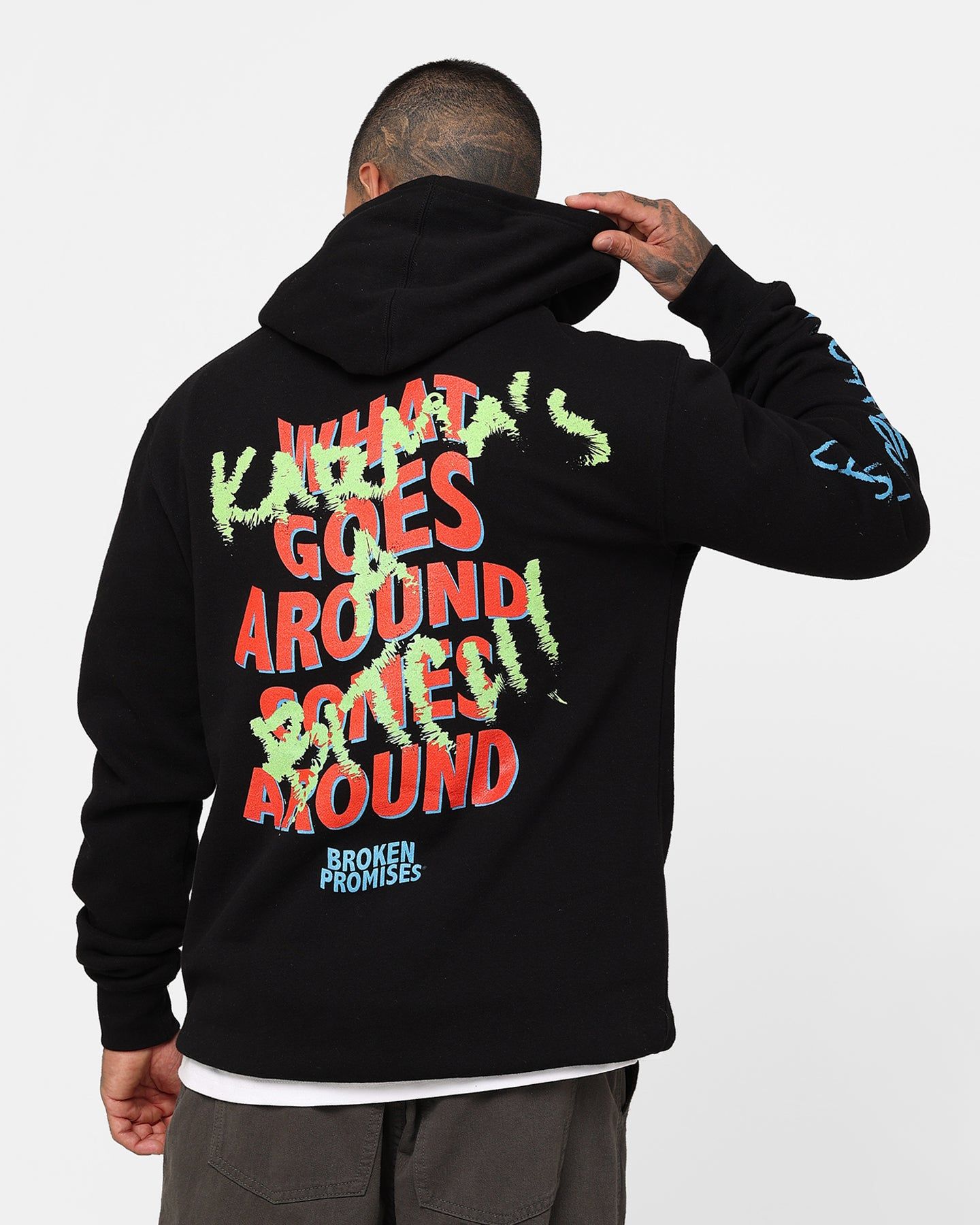 Broken Promises Karma Hoodie Black sold by Culture Kings