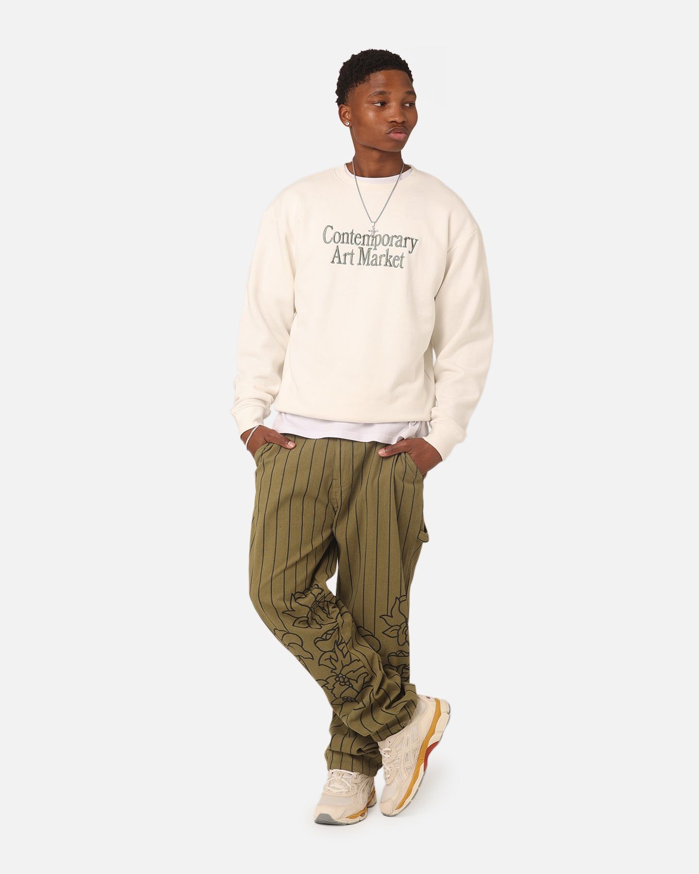 Market Contemporary Art Market Crewneck Parchment sold by Culture Kings product image thumbnail 2