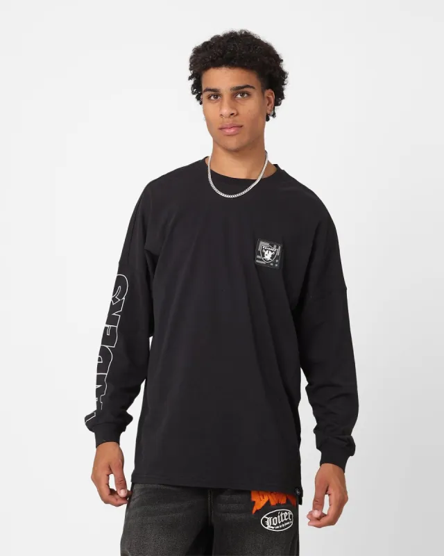 Majestic Athletic Las Vegas Raiders Checker Badge Long Sleeve T-Shirt Faded Black sold by Culture Kings