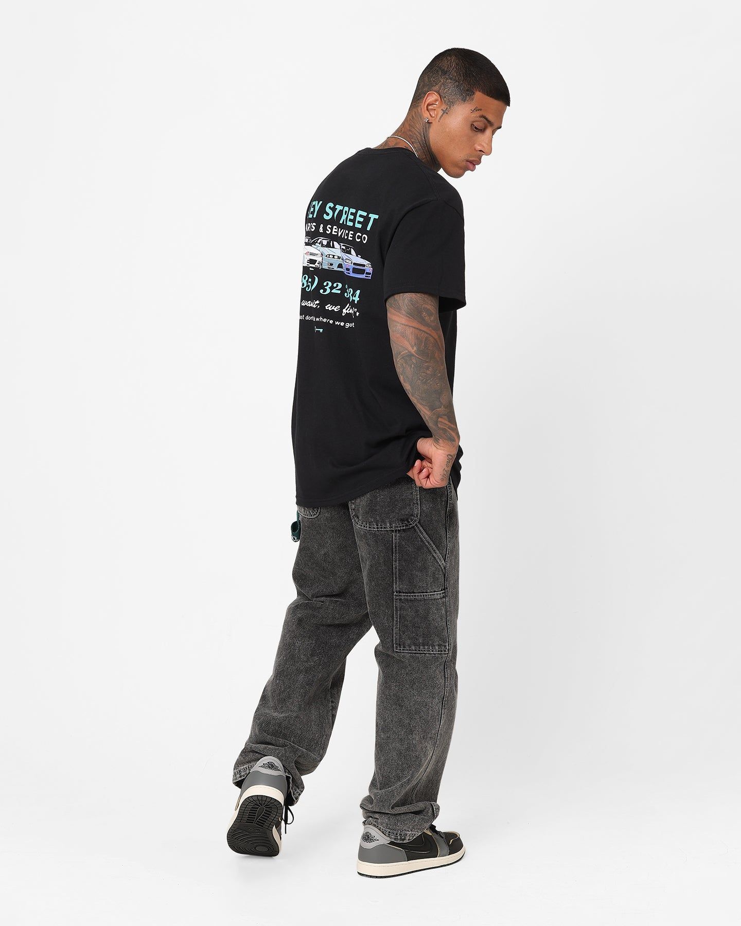 Key Street Parts And Service T-Shirt Black sold by Culture Kings product image thumbnail 3