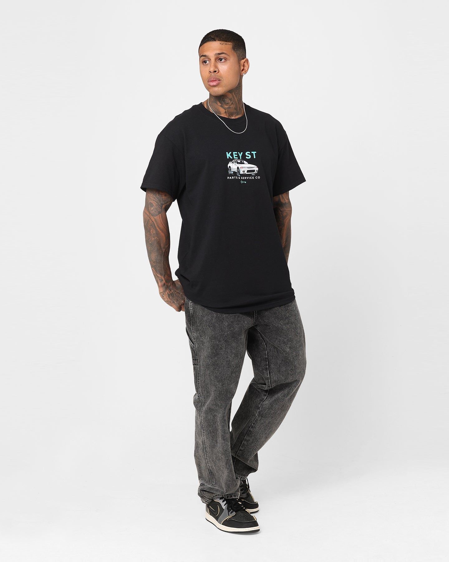 Key Street Parts And Service T-Shirt Black sold by Culture Kings product image thumbnail 8