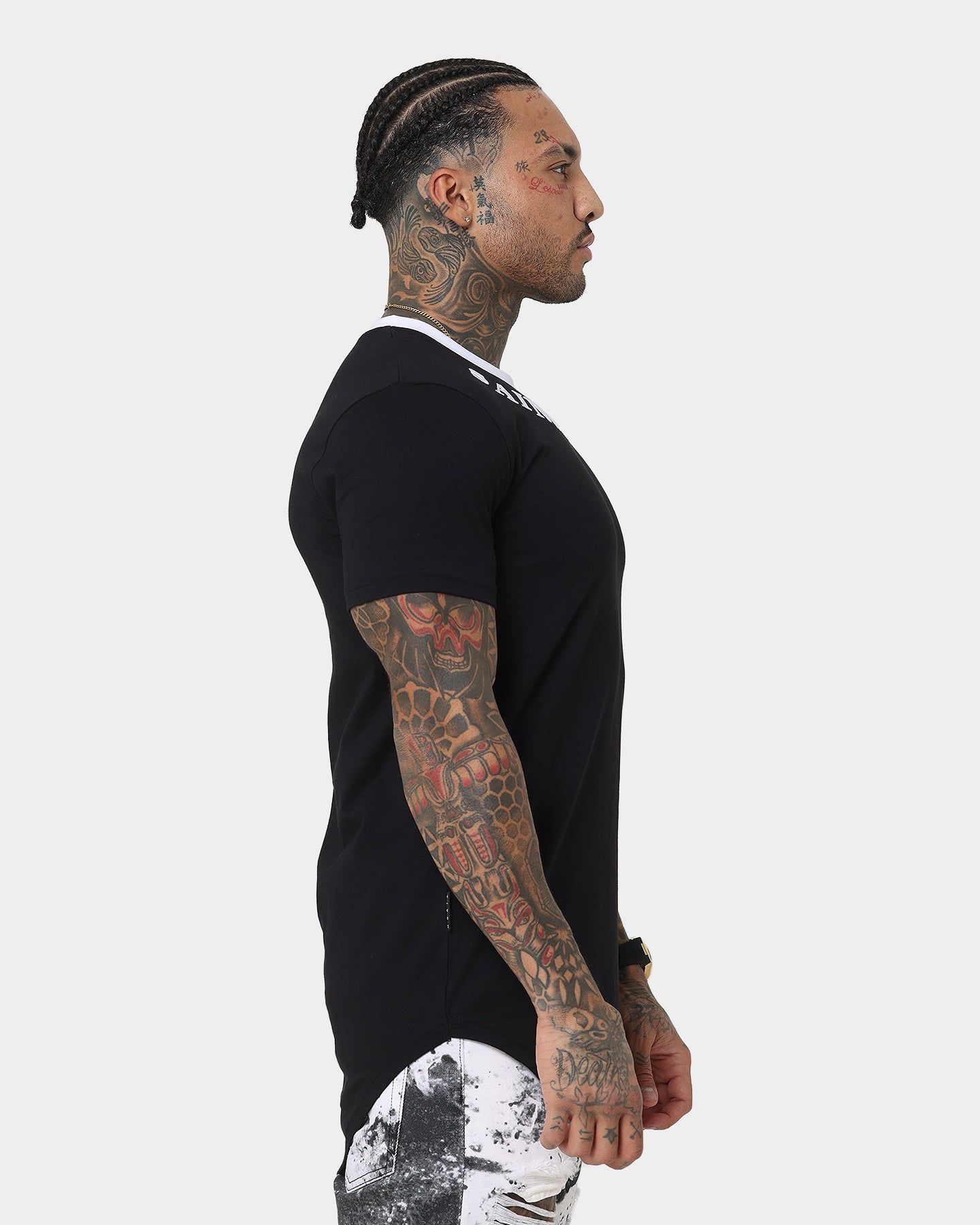 Saint Morta Sparta T-Shirt Black/White sold by Culture Kings product image thumbnail 5