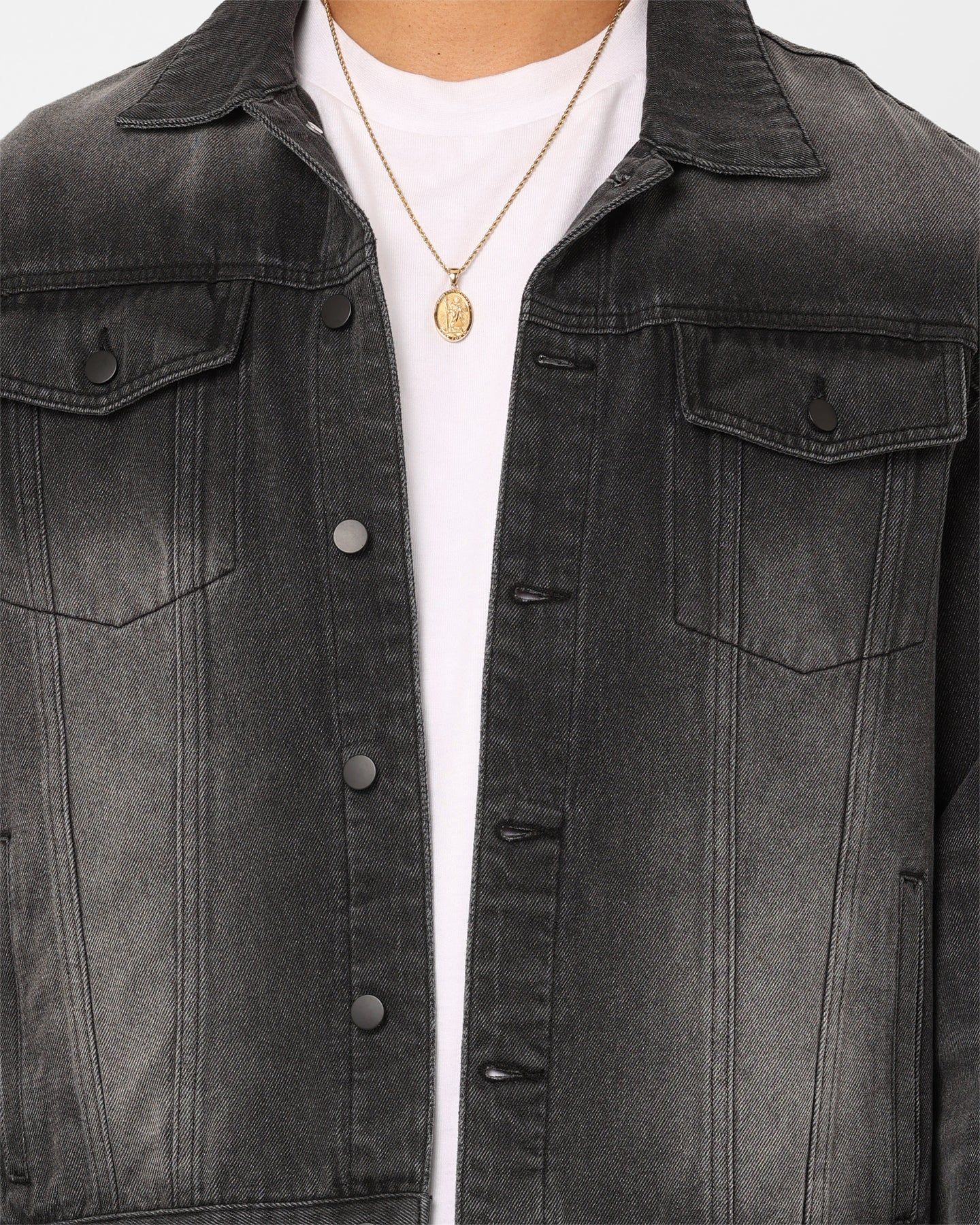 XXIII Cooper Denim Jacket Black Acidwash sold by Culture Kings product image thumbnail 3