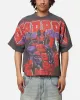 Loiter Marvel Deadpool Overprint T-Shirt Vintage Charcoal sold by Culture Kings
