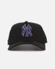 New Era New York Yankees 'Purple Haze' 9FORTY A-Frame Snapback Black/Purple sold by Culture Kings