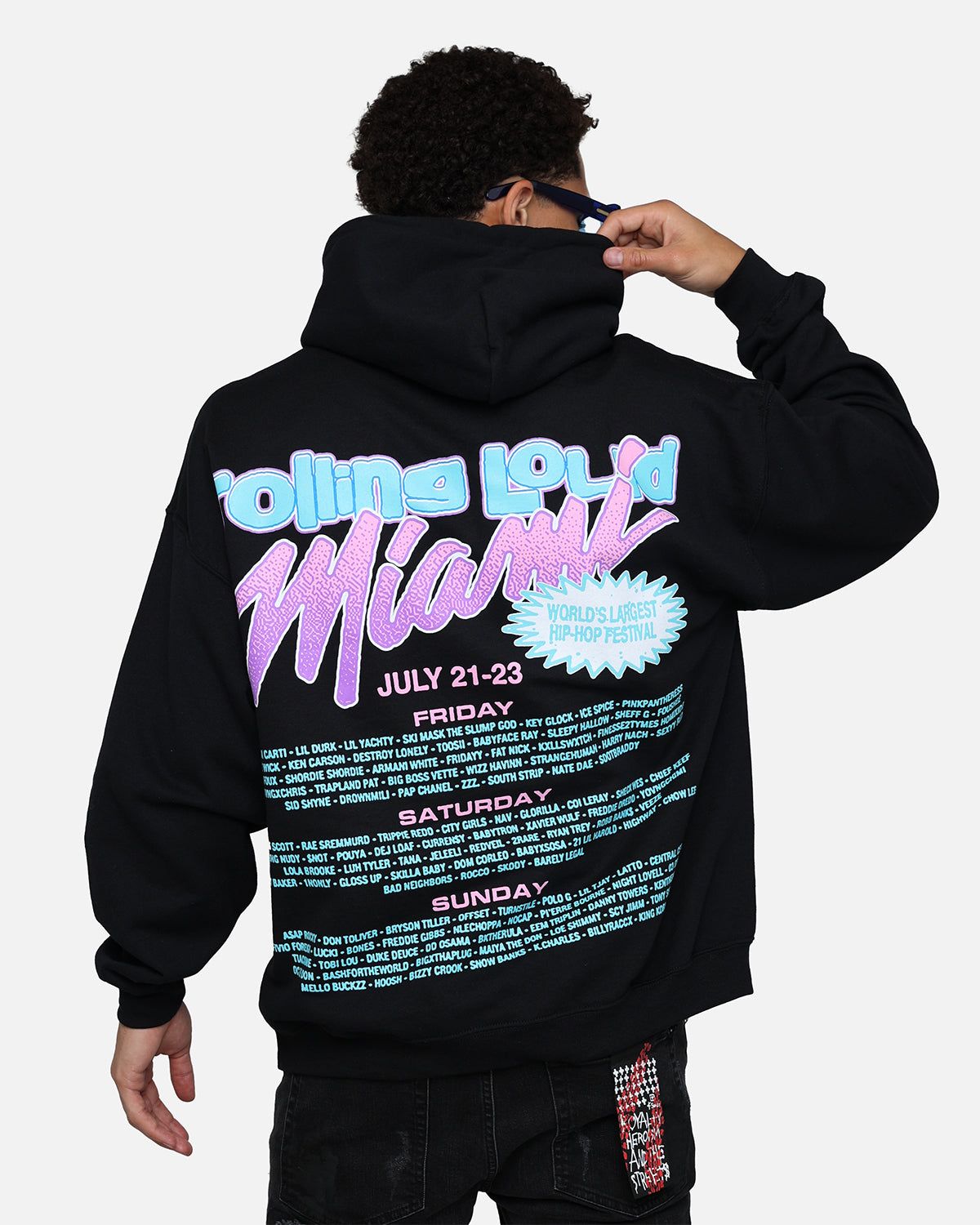 Rolling Loud Miami '23 Hoodie Black sold by Culture Kings product image thumbnail 2