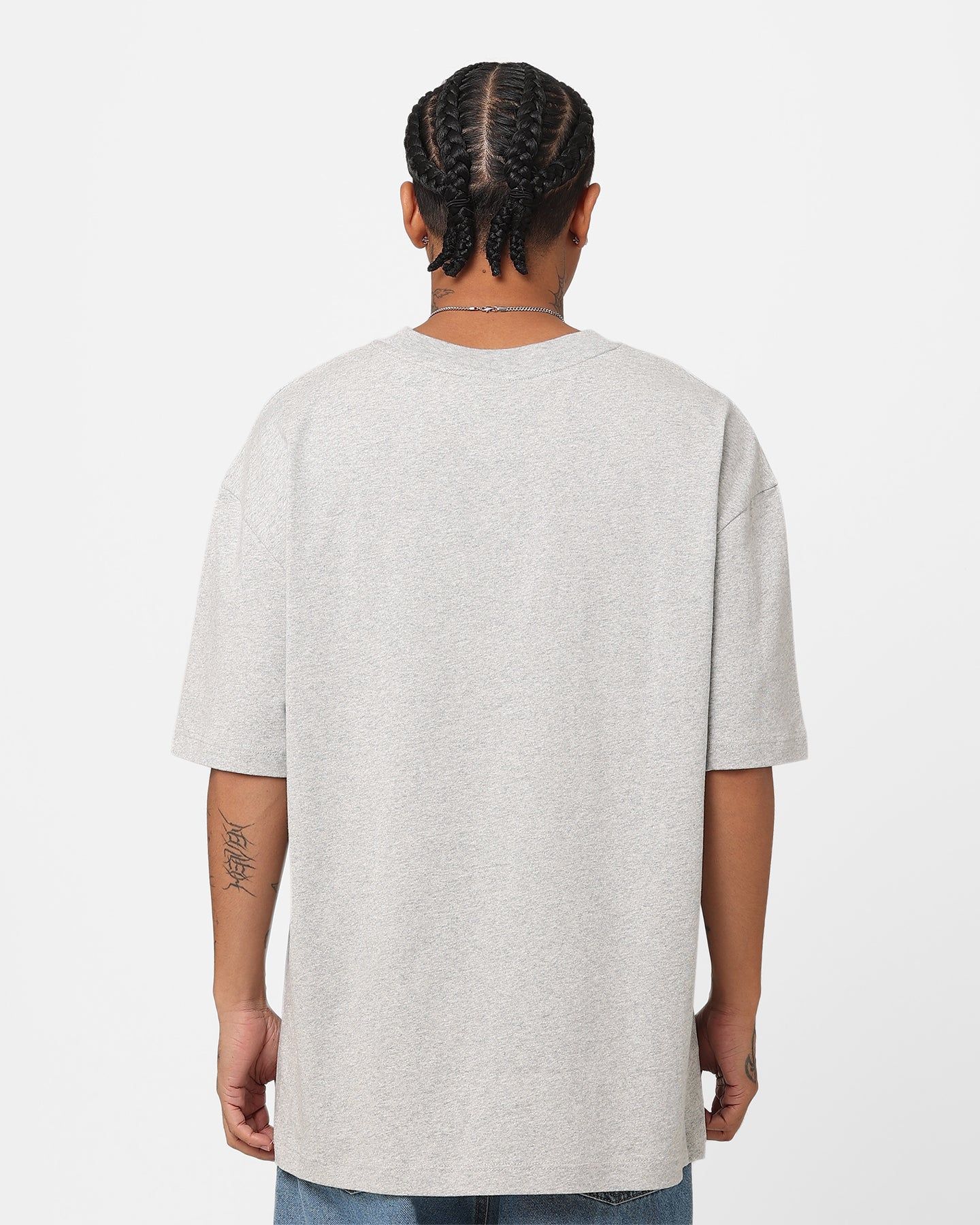 Champion Heritage Collegiate Cursive Logo T-Shirt Oxford Heather sold by Culture Kings product image thumbnail 4