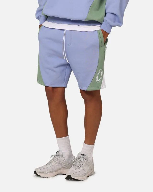 Carre C Star Panelled Shorts Pale Blue sold by Culture Kings