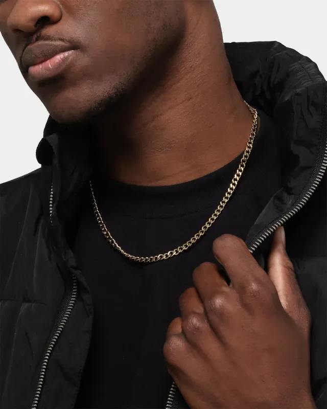 Saint Morta Cuban Link 5MM Chain Gold sold by Culture Kings