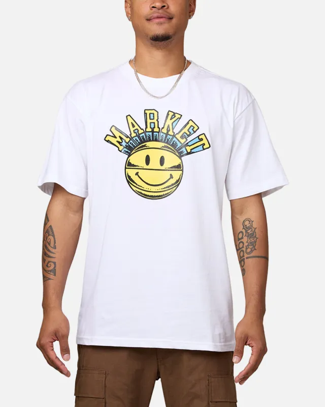 Market X Smiley Hoops T-Shirt White sold by Culture Kings