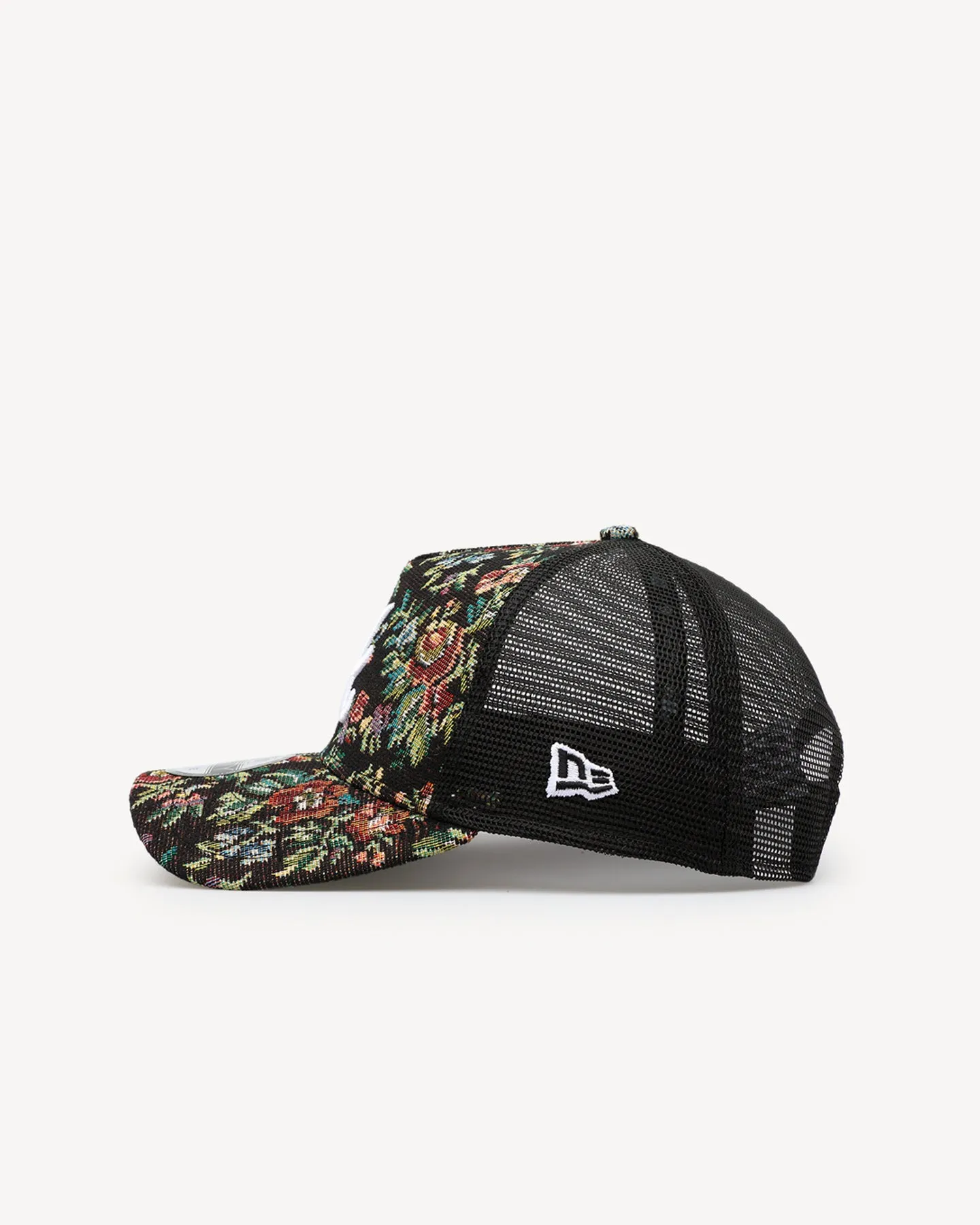 New Era Atlanta Braves 'Black Floral Tapestry' 9FORTY A-Frame Trucker Snapback Tapestry sold by Culture Kings product image thumbnail 5