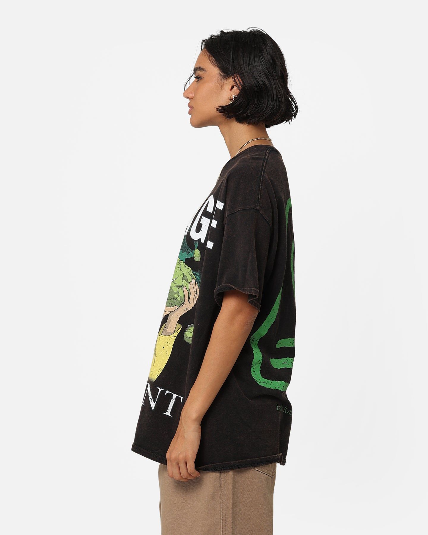 Goat Crew X Cabbage Merchant T-Shirt Black Wash sold by Culture Kings product image thumbnail 7