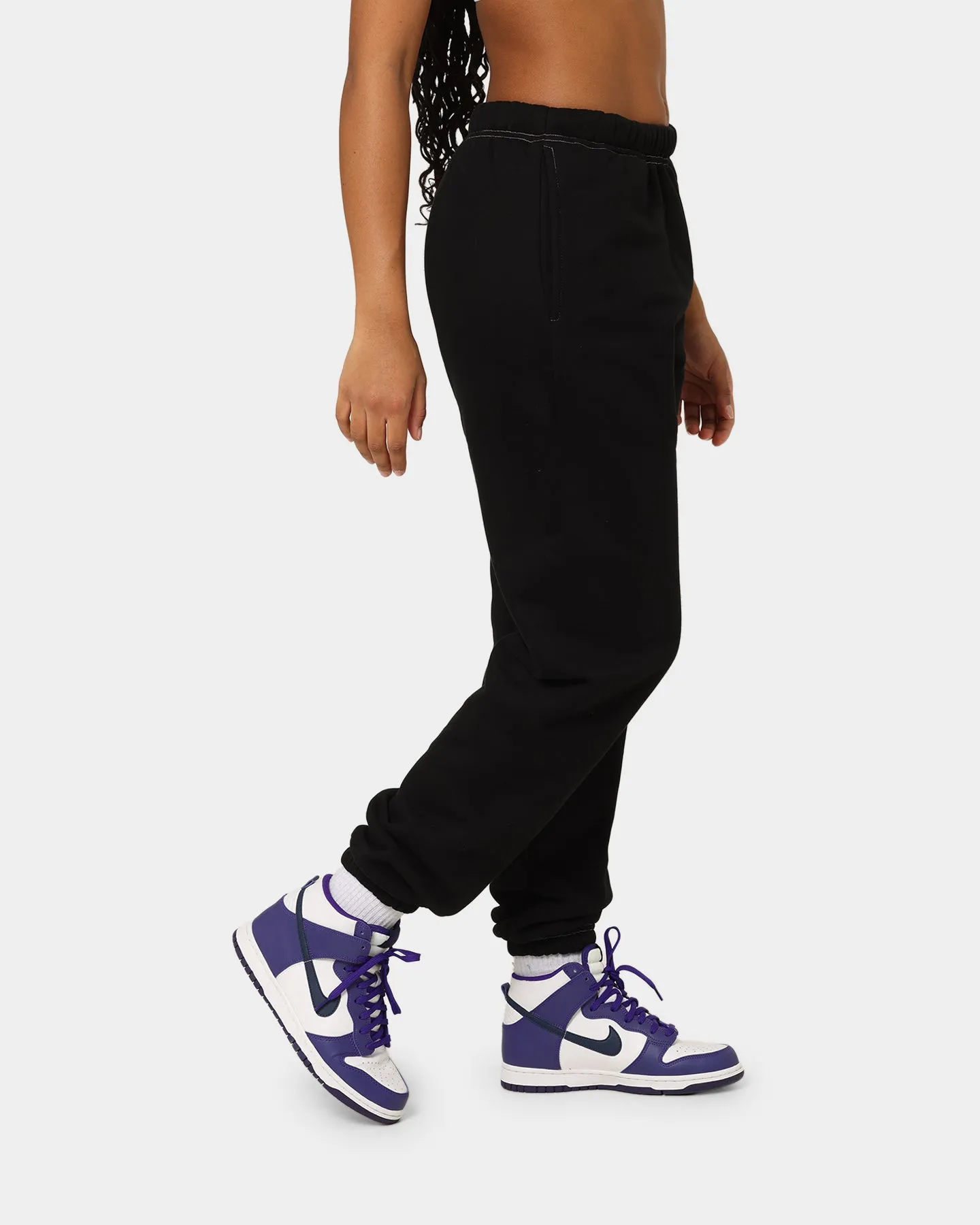 STAYCOOLNYC Puff Paint Sweat Pants Black sold by Culture Kings product image thumbnail 5