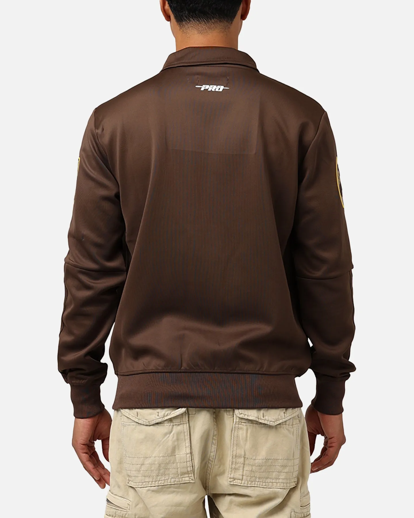 Pro Standard San Diego Padres Fast Lane Track Jacket Brown sold by Culture Kings product image thumbnail 2