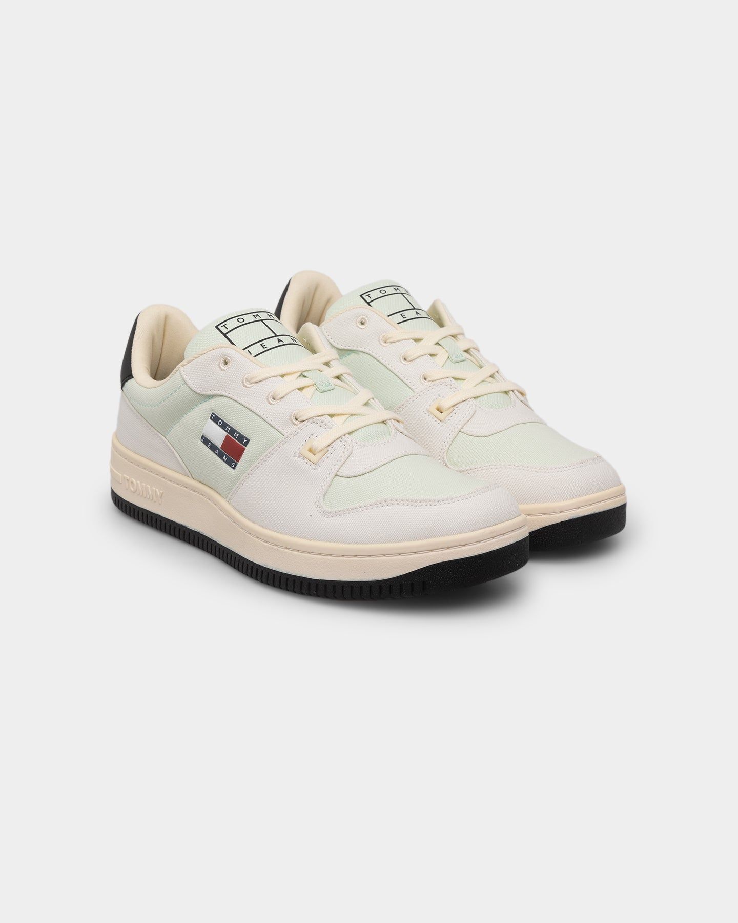 Tommy Jeans Basketball Canvas Mixed Texture Trainers Ivory sold by Culture Kings product image thumbnail 2