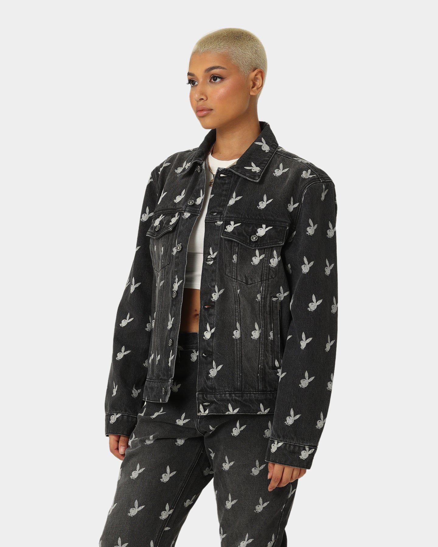 Playboy By CK Players Denim Jacket Black sold by Culture Kings product image thumbnail 9