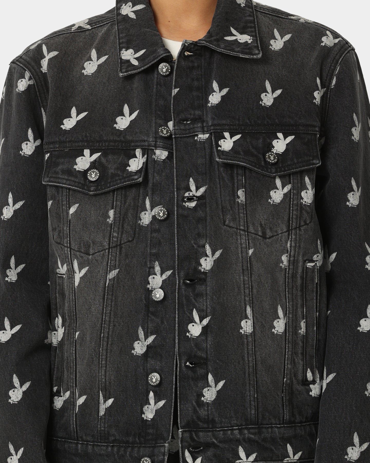 Playboy By CK Players Denim Jacket Black sold by Culture Kings product image thumbnail 6