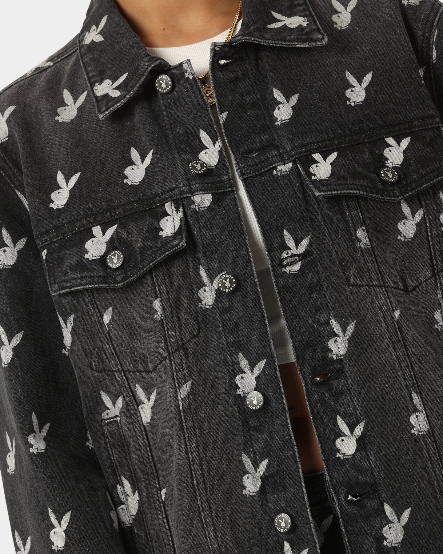 Playboy By CK Players Denim Jacket Black sold by Culture Kings product image thumbnail 12