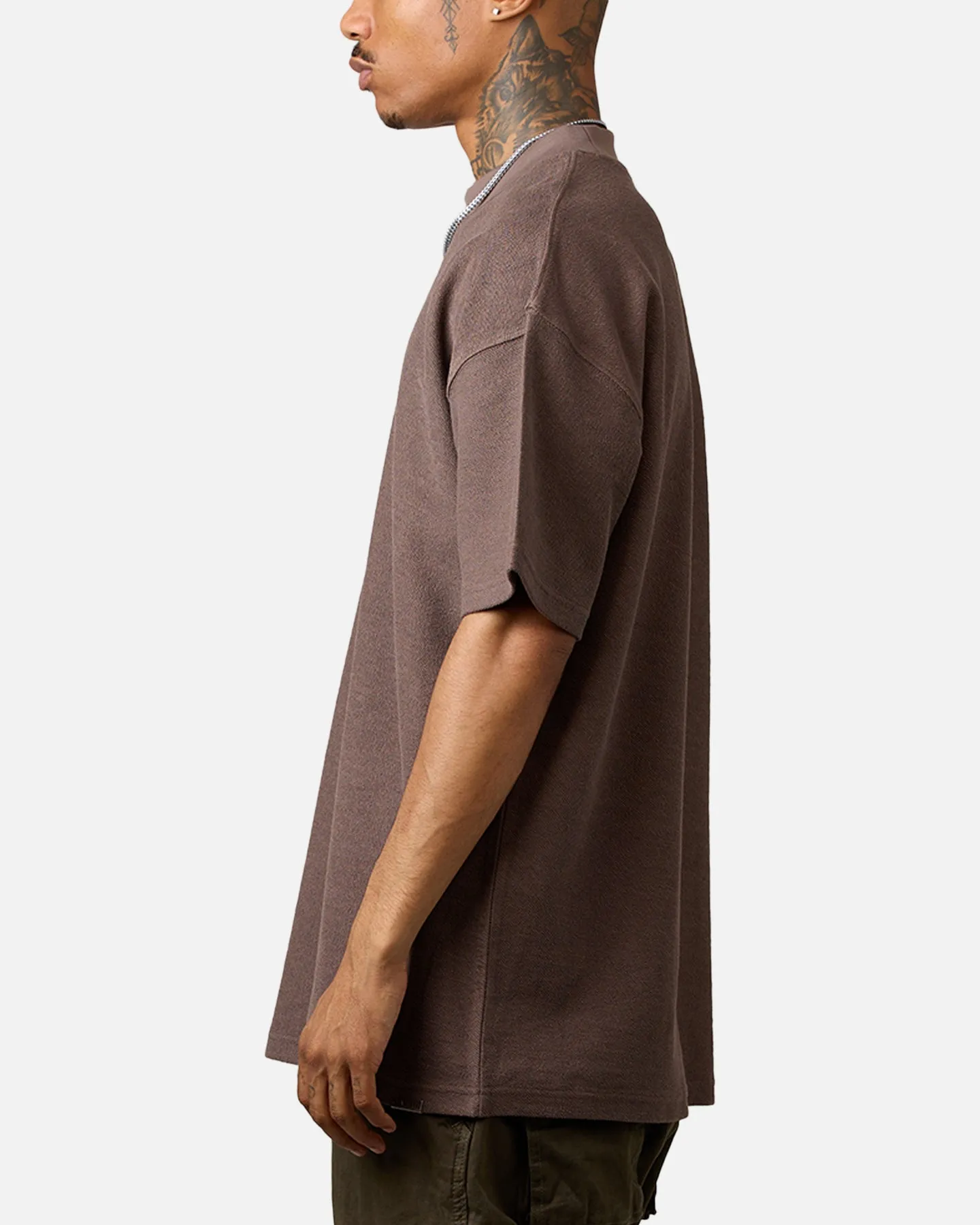 Carre Terry Oversized T-Shirt Brown sold by Culture Kings product image thumbnail 5