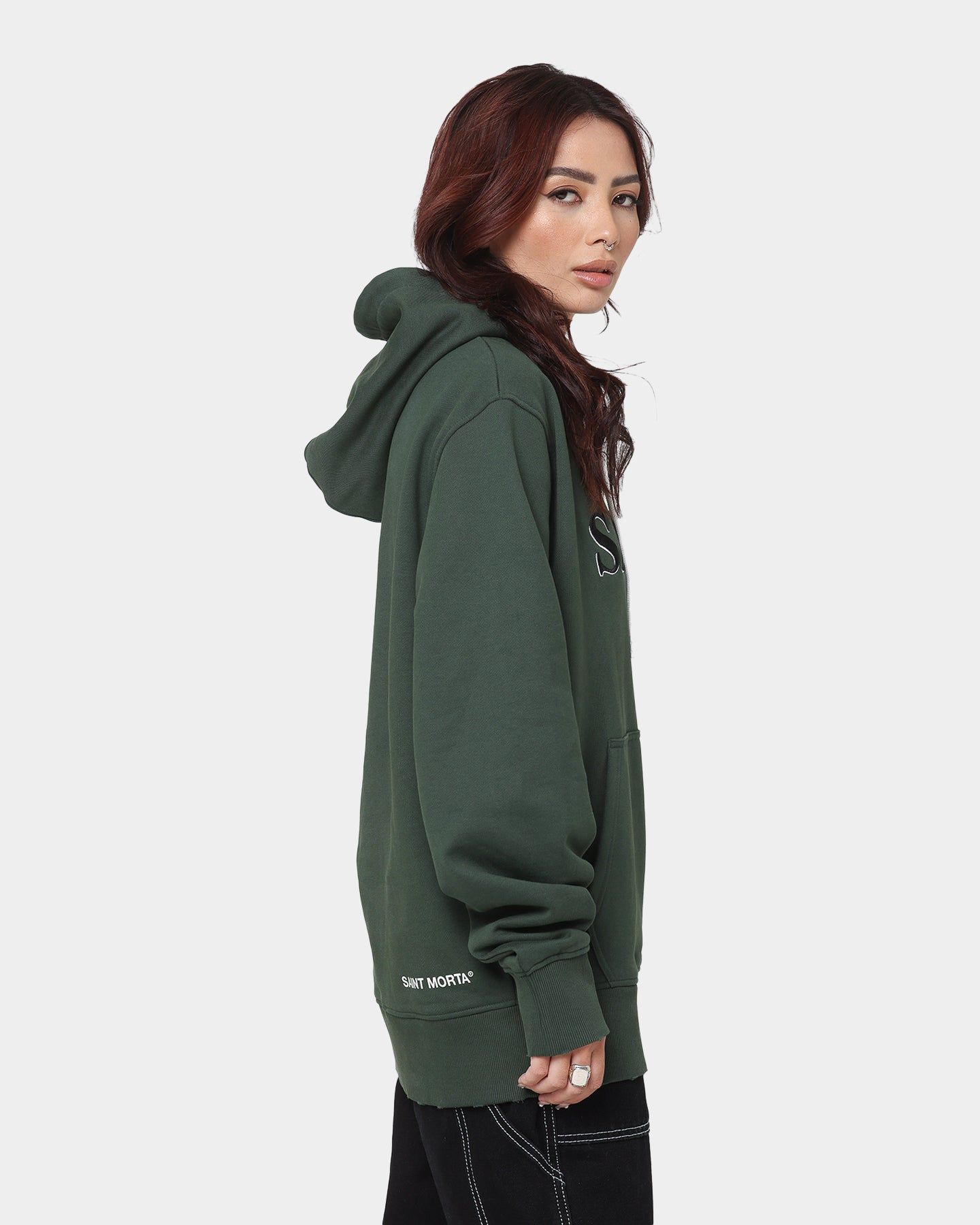 Saint Morta Society Hoodie Dark Green sold by Culture Kings product image thumbnail 5