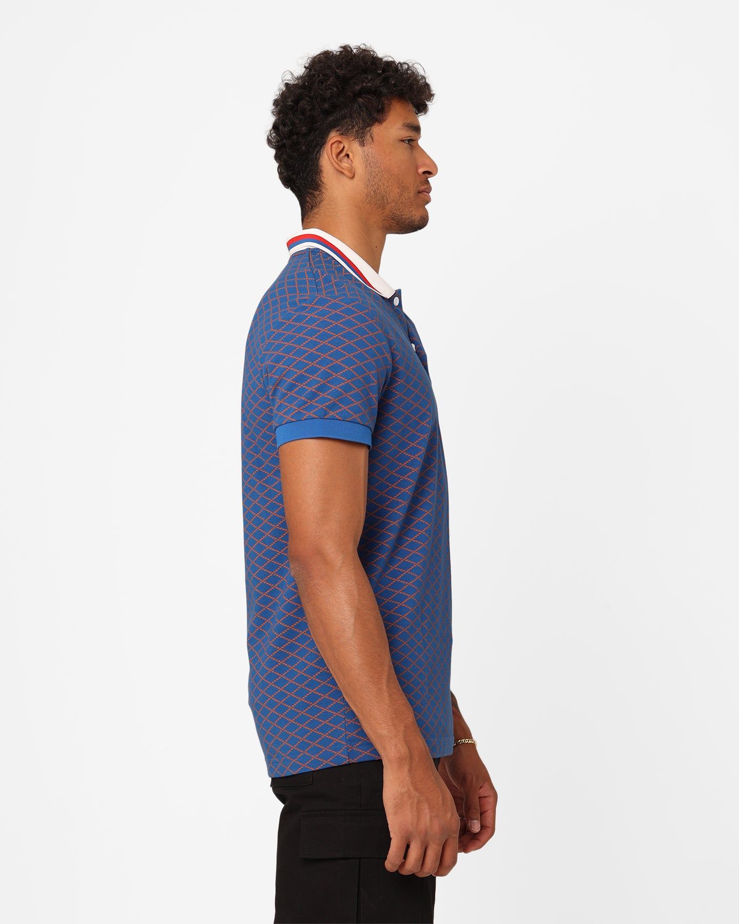 XXIII Printed Polo Shirt Blue/Brown sold by Culture Kings product image thumbnail 5