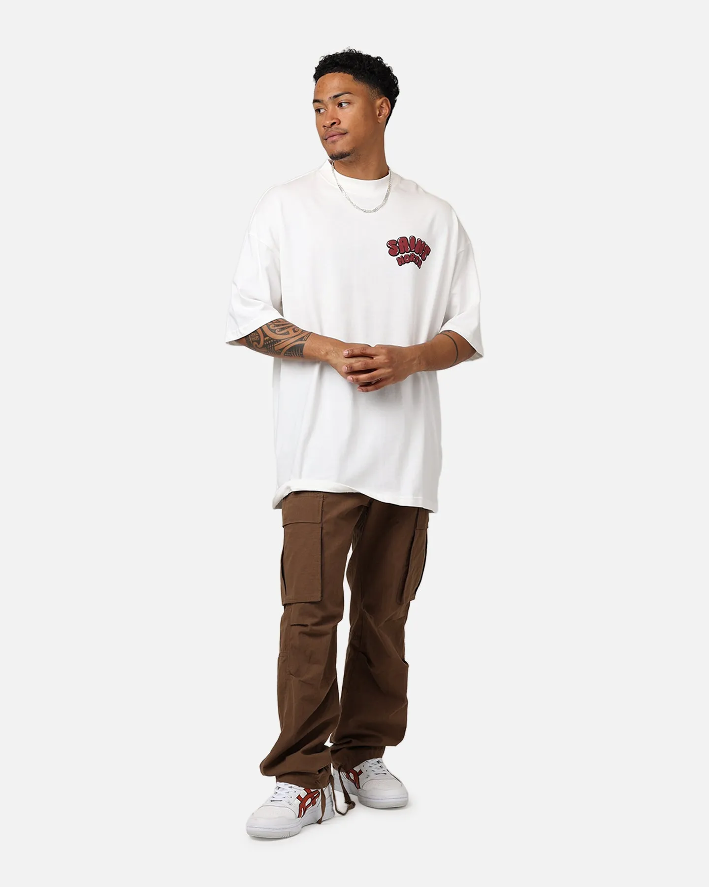 Saint Morta Cherry Temptation T-Shirt Off White sold by Culture Kings product image thumbnail 3