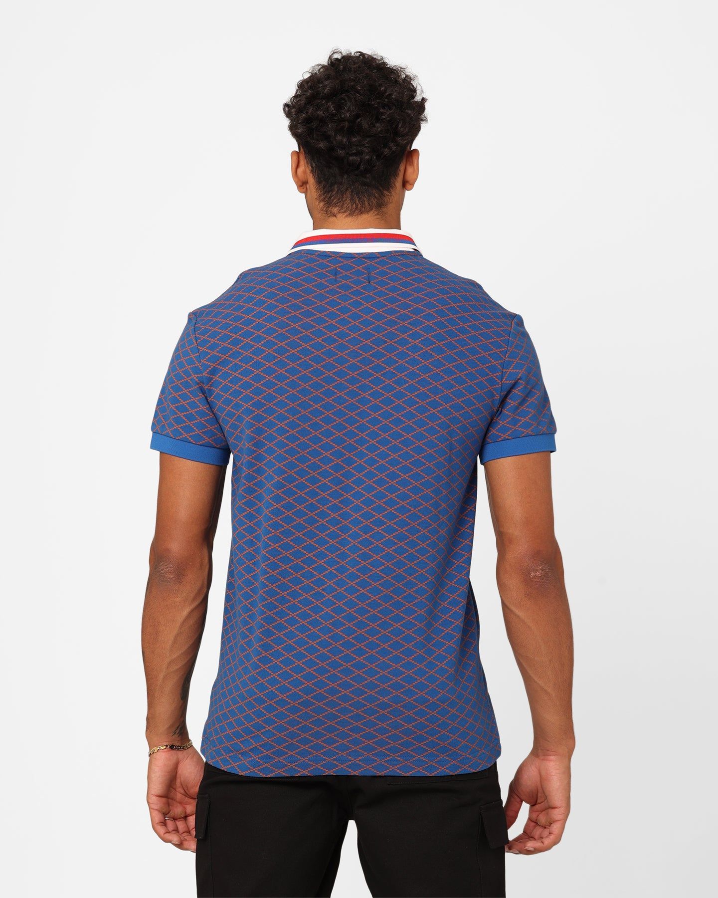 XXIII Printed Polo Shirt Blue/Brown sold by Culture Kings product image thumbnail 4