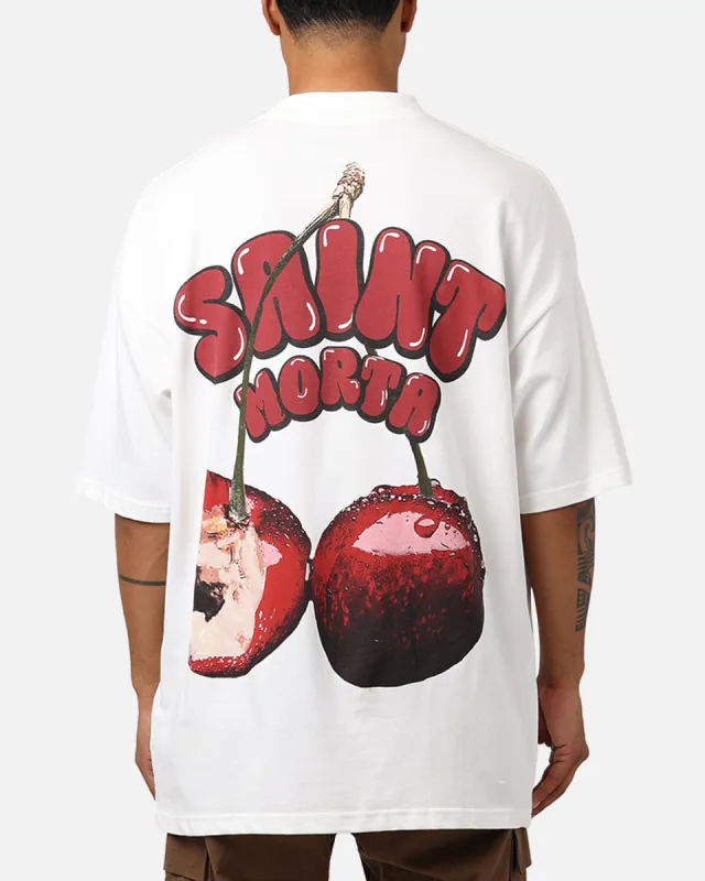 Saint Morta Cherry Temptation T-Shirt Off White sold by Culture Kings