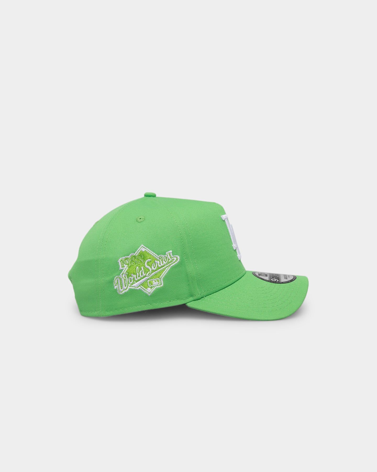 New Era Los Angeles Dodgers 9FORTY A-Frame Snapback Lime sold by Culture Kings product image thumbnail 3