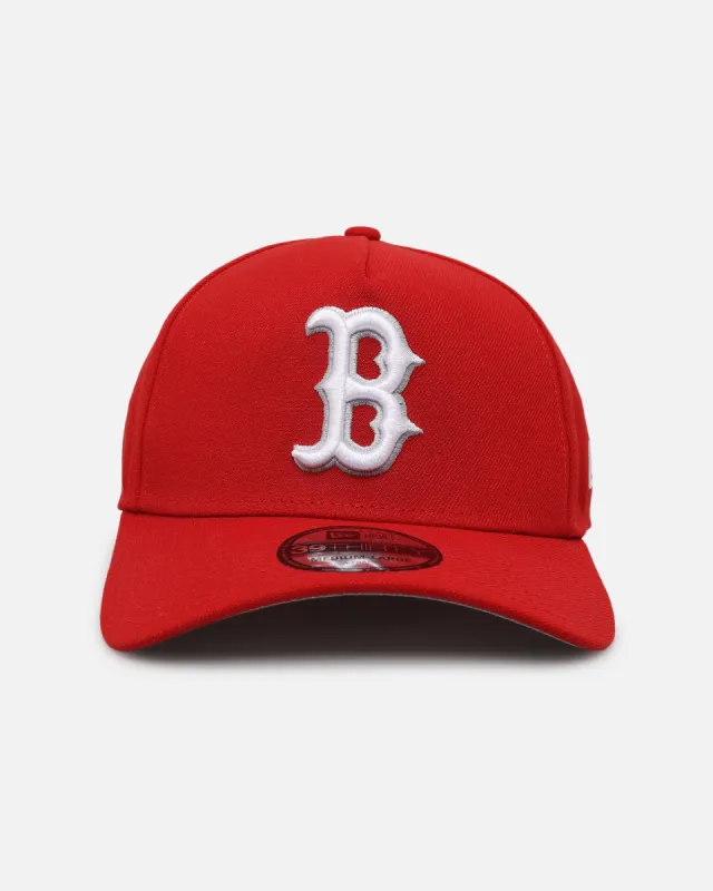 New Era Boston Red Sox "Scarlet White" 39THIRTY A-Frame Stretch Fit Scarlet/White sold by Culture Kings
