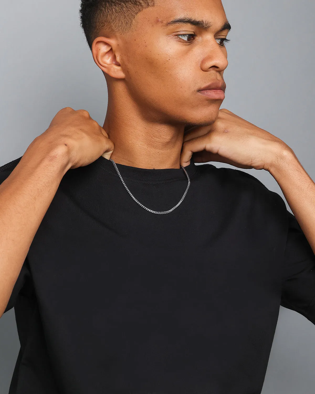 Saint Morta 2.5mm Franco Chain White Gold sold by Culture Kings product image thumbnail 3