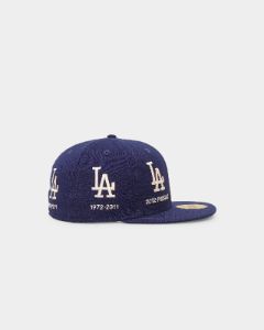 New Era Los Angeles Dodgers 'Logo Evolution' 59FIFTY Fitted Dark Royal sold by Culture Kings
