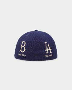 New Era Los Angeles Dodgers 'Logo Evolution' 59FIFTY Fitted Dark Royal sold by Culture Kings
