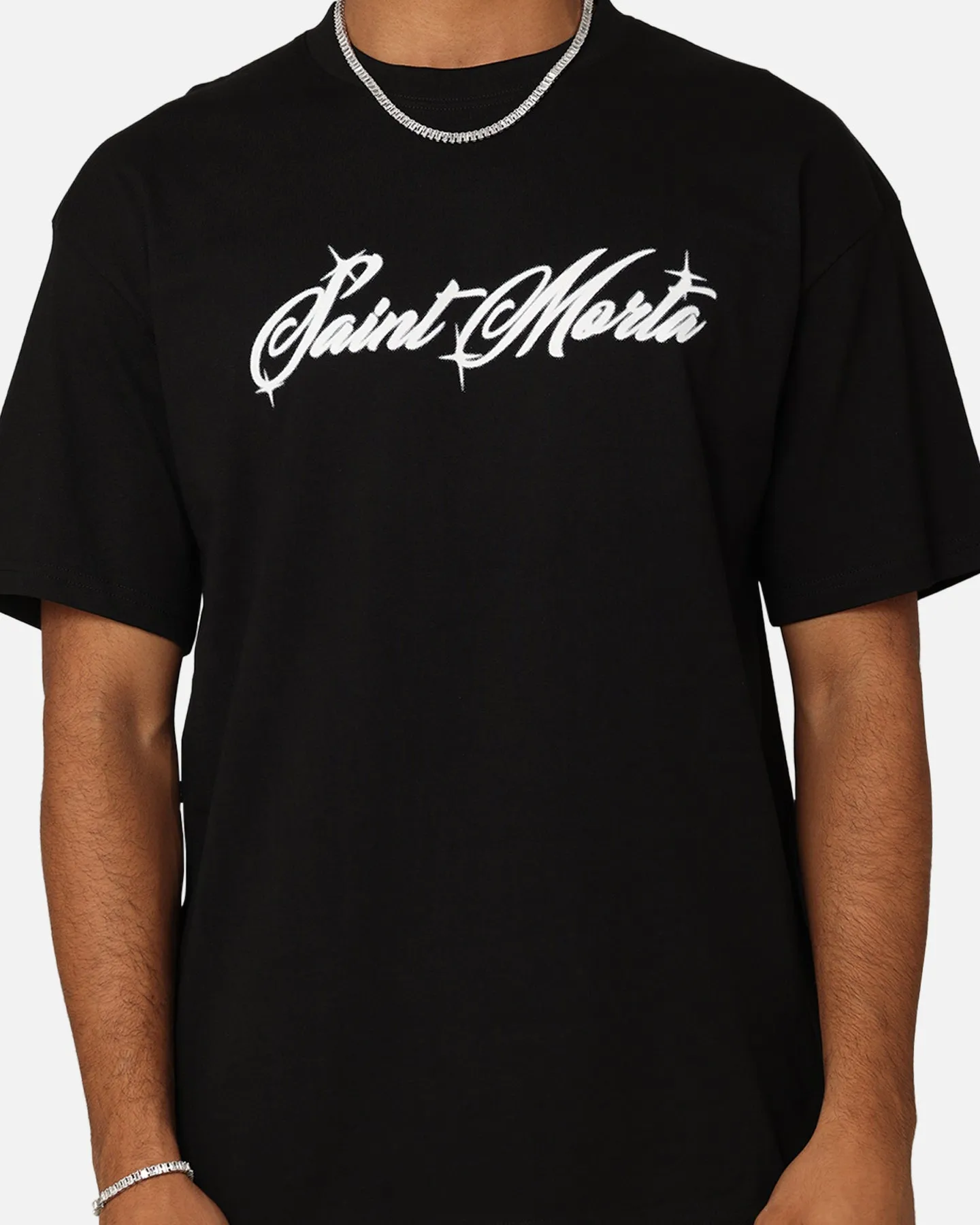 Saint Morta Solar Flare Drop T-Shirt Black sold by Culture Kings product image thumbnail 3