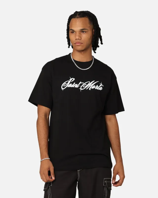 Saint Morta Solar Flare Drop T-Shirt Black made by Culture Kings