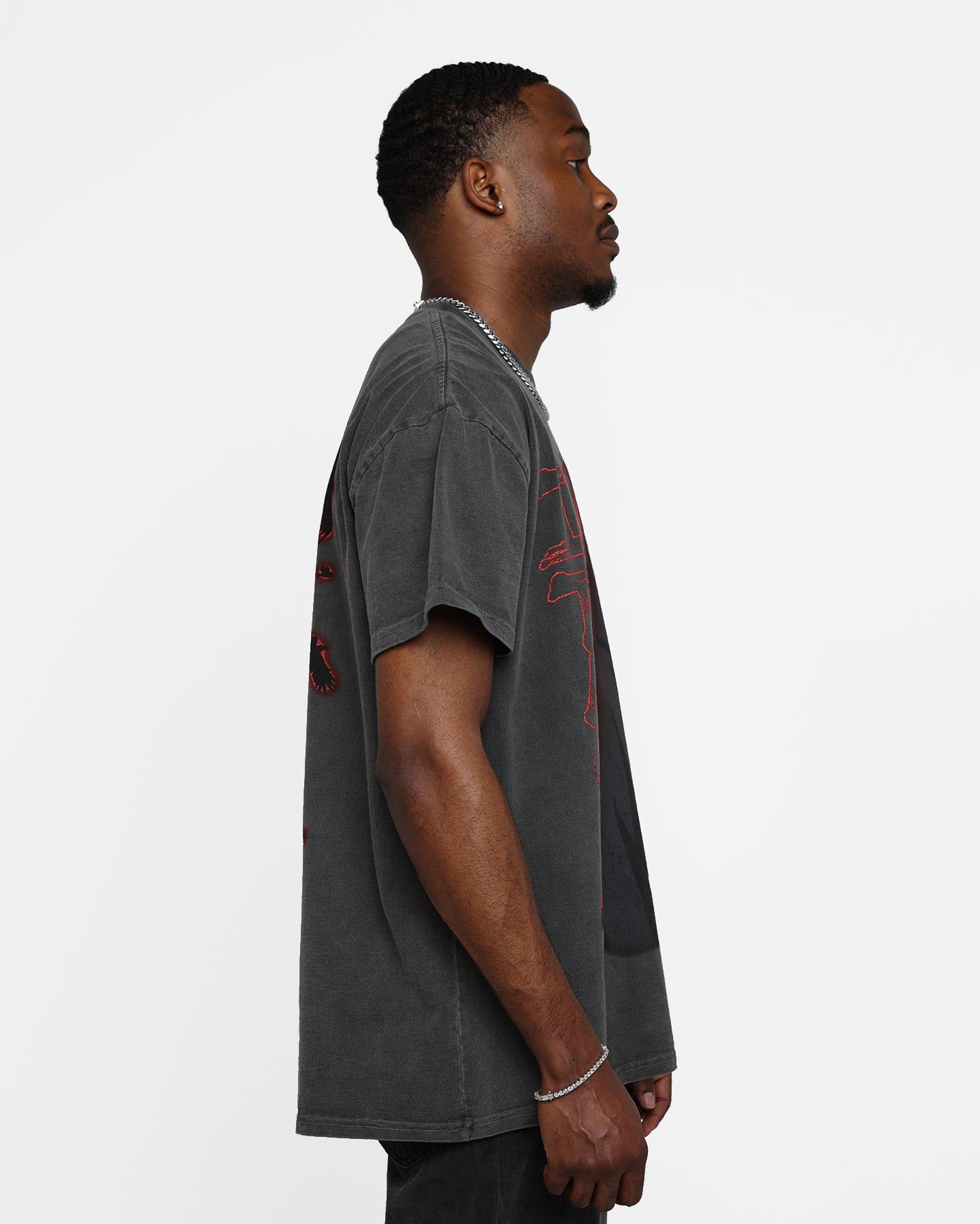 Goat Crew X Naruto Itachi Heavyweight Vintage T-Shirt Black Wash sold by Culture Kings product image thumbnail 6