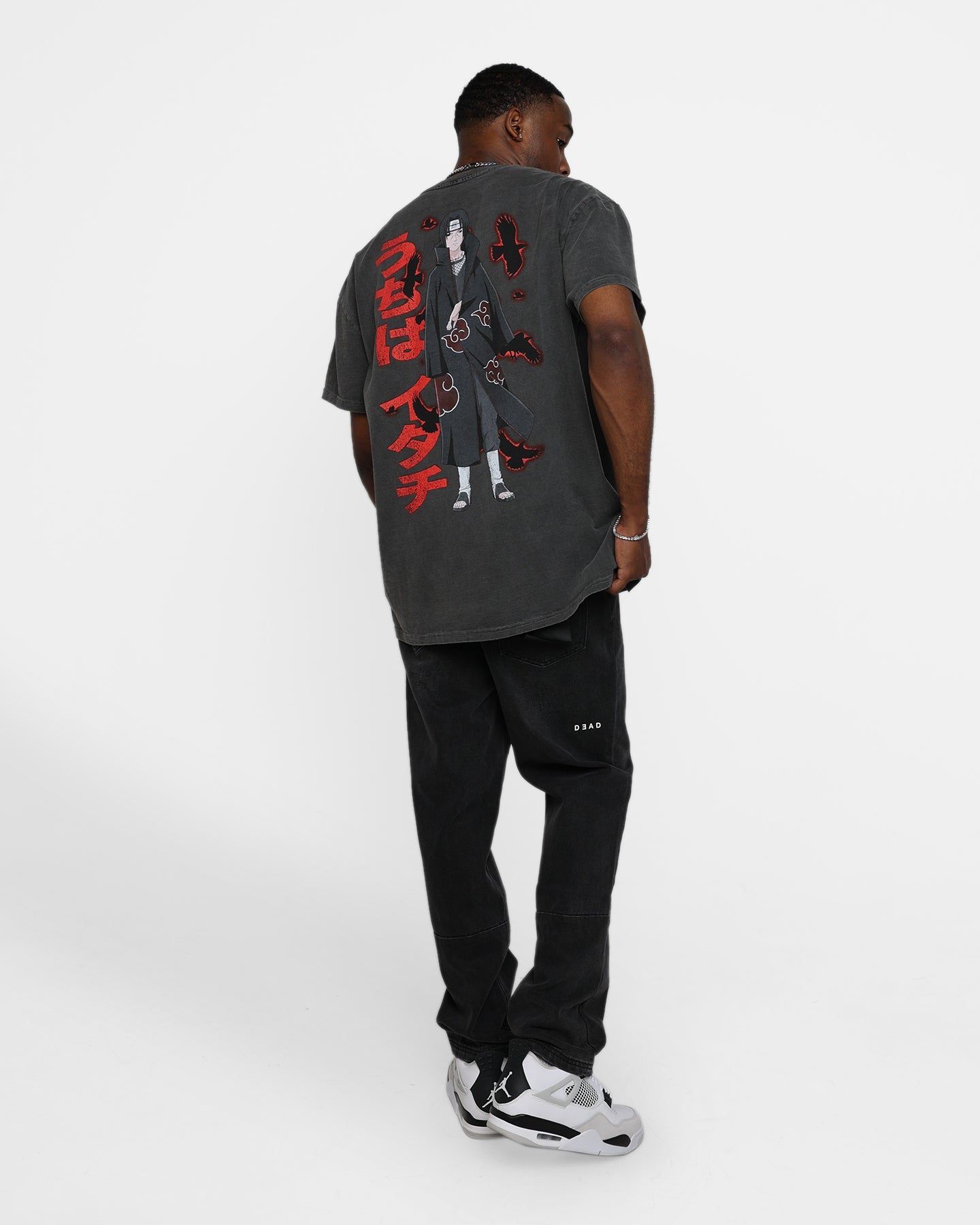 Goat Crew X Naruto Itachi Heavyweight Vintage T-Shirt Black Wash sold by Culture Kings product image thumbnail 8