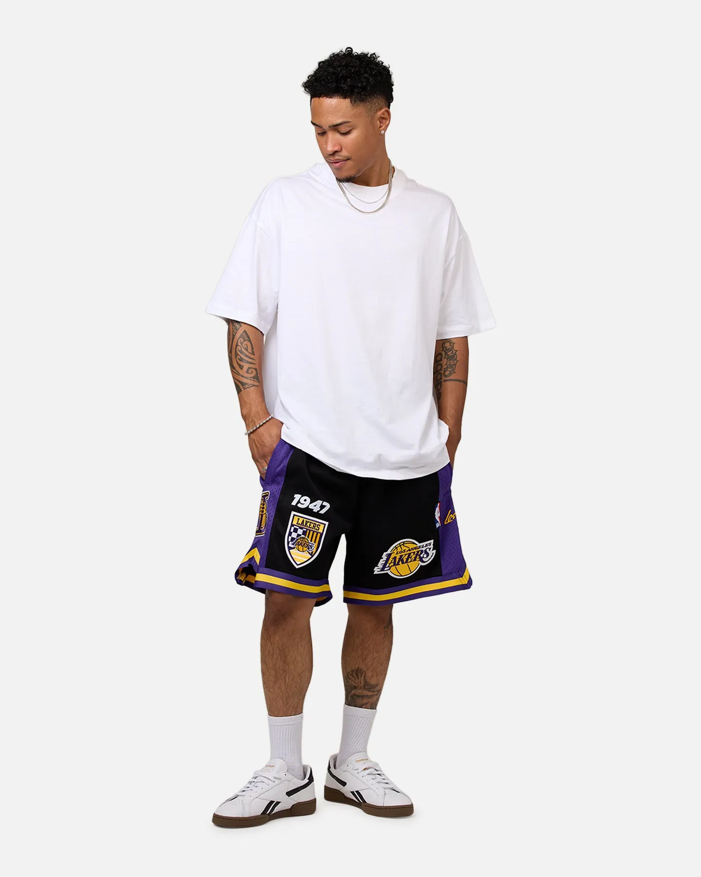 Pro Standard Los Angeles Lakers Fast Lane 2.0 Shorts Black/Yellow sold by Culture Kings product image thumbnail 2