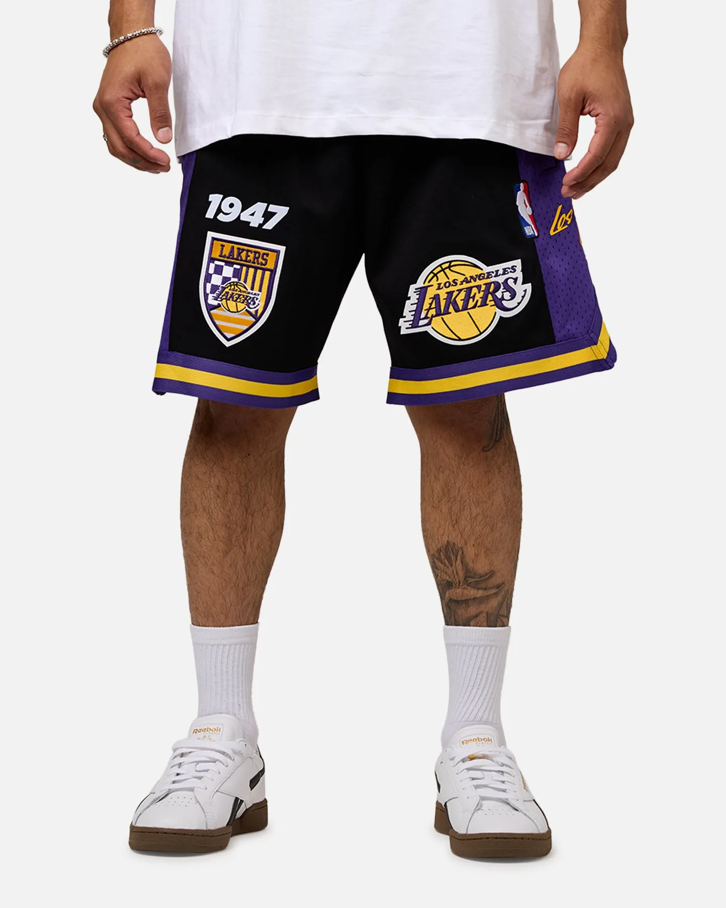 Pro Standard Los Angeles Lakers Fast Lane 2.0 Shorts Black/Yellow sold by Culture Kings