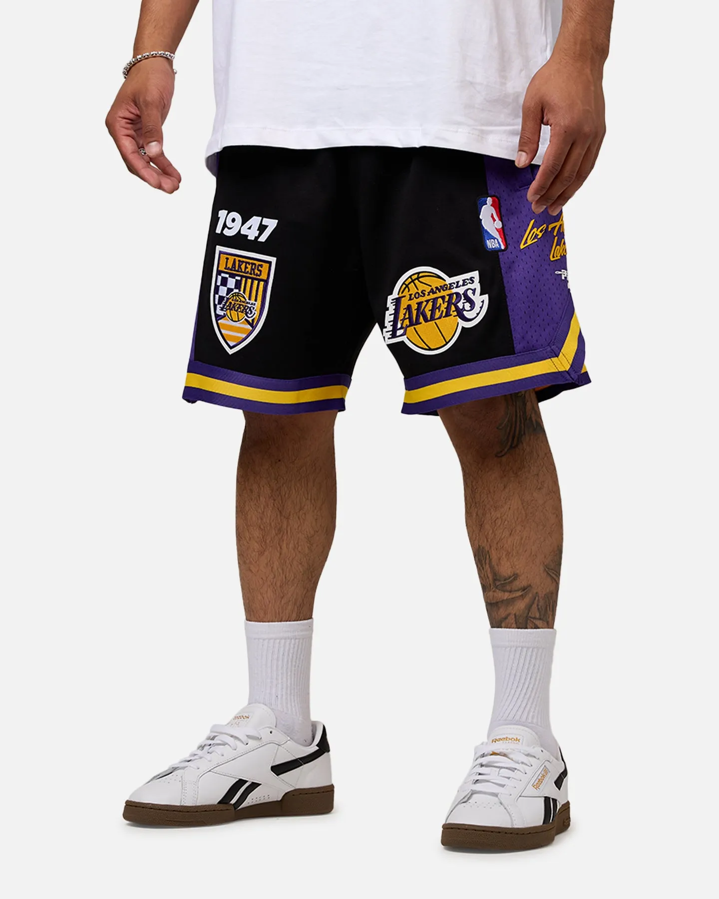 Pro Standard Los Angeles Lakers Fast Lane 2.0 Shorts Black/Yellow sold by Culture Kings product image thumbnail 4
