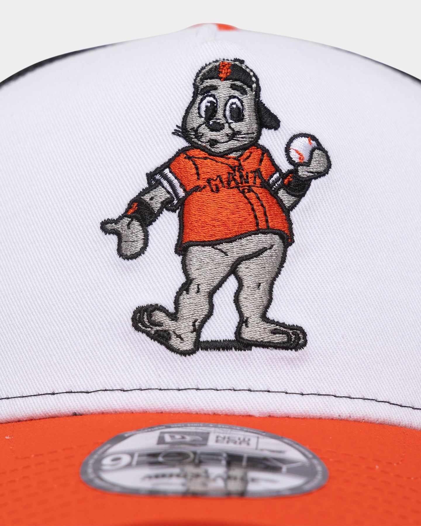 New Era San Francisco Giants 'Mascot Magic' Foam Front 9FORTY A-Frame Trucker Snapback White/Orange sold by Culture Kings product image thumbnail 5