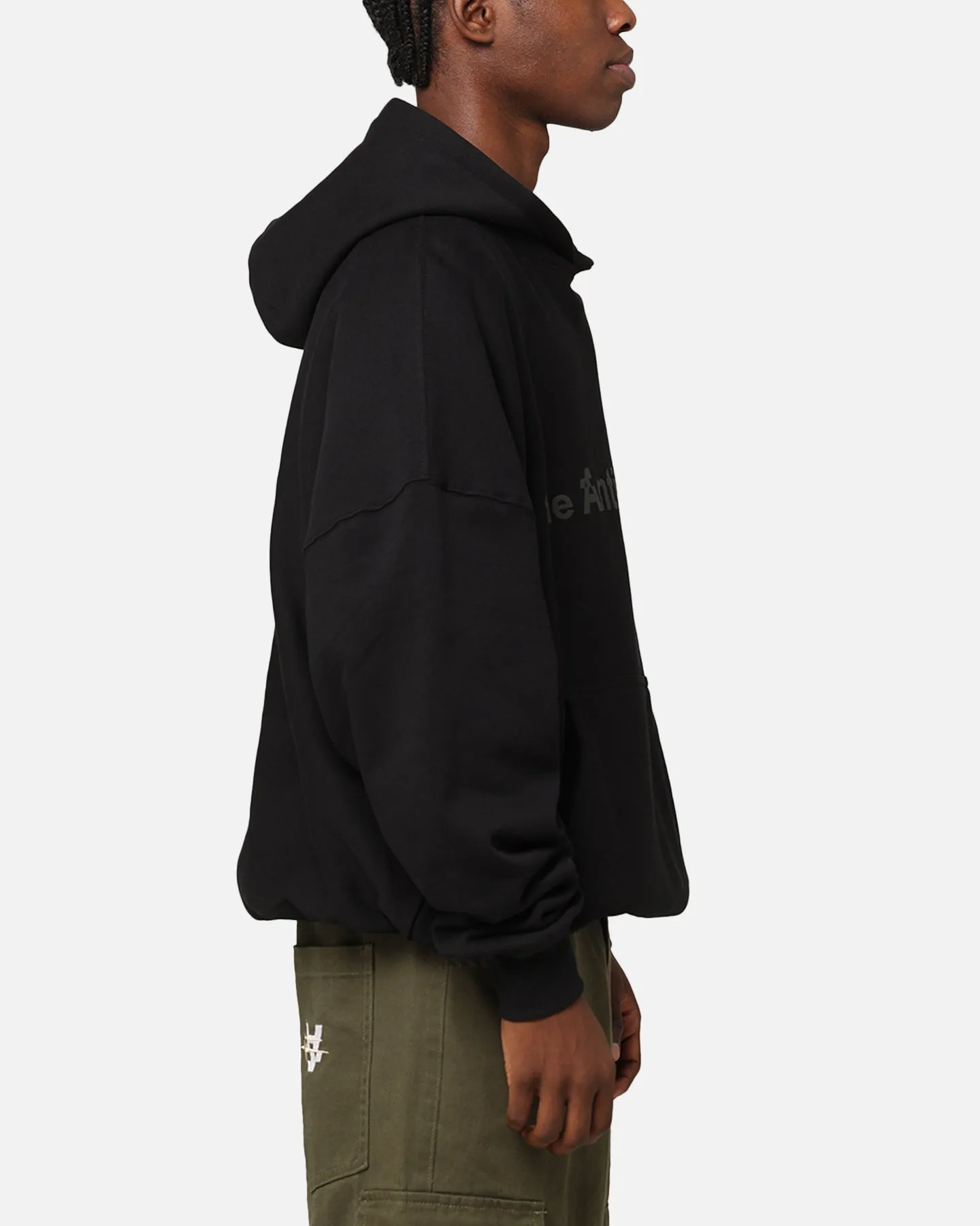 The Anti Order Logo Boxy Hoodie Black sold by Culture Kings product image thumbnail 4